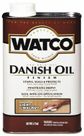 Датское оригинальное тонирующее масло Watco Danish Oil, цвет Светный орех (0,946л)