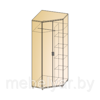 Шкаф Лером Грейс ШК-5015-АС-БГ