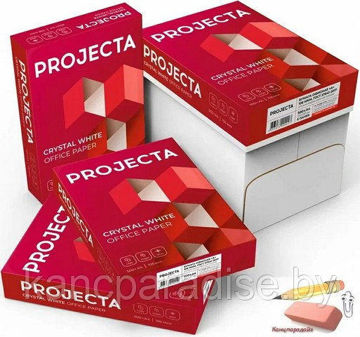 Бумага Projecta А, А4, плотность 80 г/м2, класс Премиум, 500 листов - фото 4 - id-p205152414