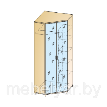 Шкаф Лером Грейс ШК-5016-ГТ-ЛМ