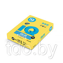 Бумага цветная IQ COLOR, А4, 80г/м2, 500л, канареечно-жёлтая