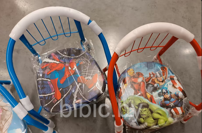 Детский стульчик с металлическими каркасом Герои Дисней для мальчиков и девочек, стул игровой для детей - фото 4 - id-p205218251