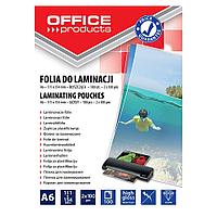 Пленка для ламинирования "Office Products", А6, 100 мкм, 100 шт.