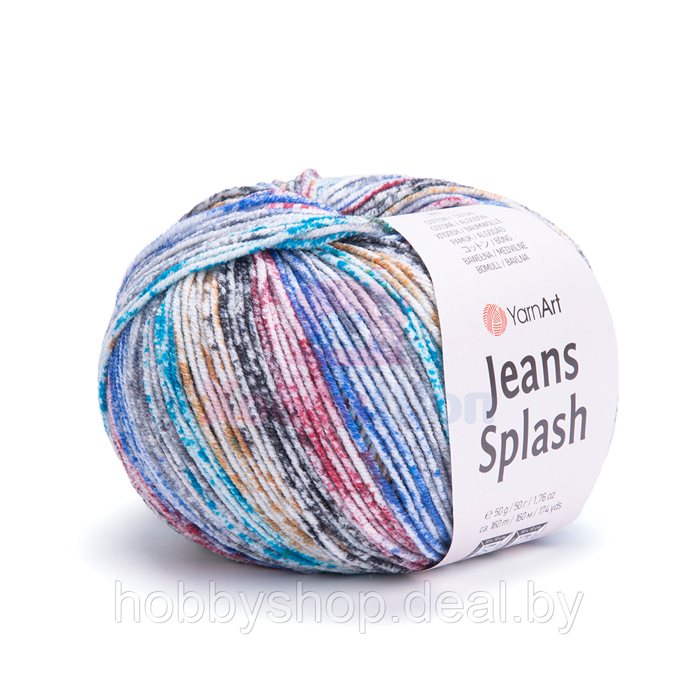 Пряжа для ручного вязания YarnArt Jeans Splash 50 гр цвет 942 - фото 1 - id-p205227323