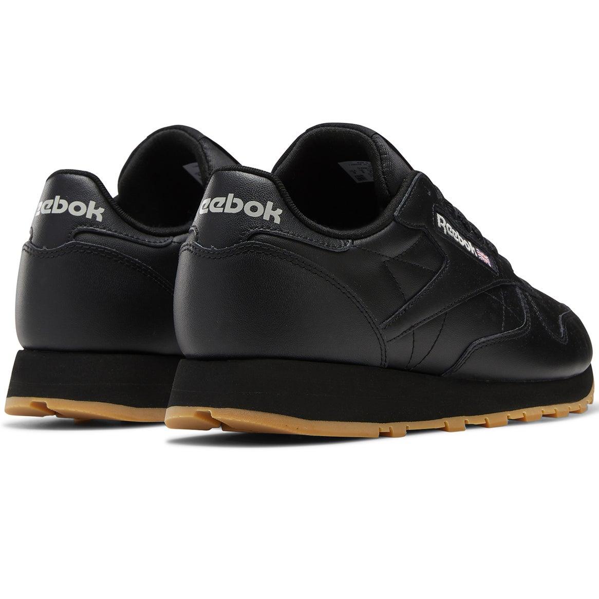 Кроссовки мужские Reebok Classic Leather черный - фото 5 - id-p205227487