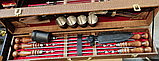 Набор для шашлыка,набор шампуров в подарочном кейсе 15 предметов, фото 2