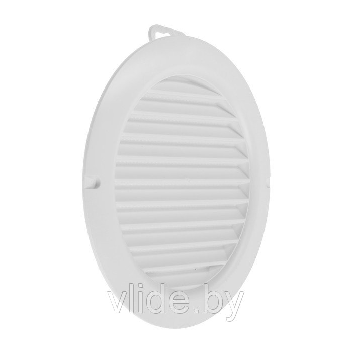 Решетка вентиляционная ZEIN, d=150 мм, круглая, с сеткой, с фланцем, неразъемная - фото 5 - id-p205232546