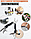Мультитул с плоскогубцами универсальный 10в1 / Туристический универсальный мультиинструмент в чехле Оранжевый, фото 6