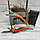 Мультитул с плоскогубцами универсальный 10в1 / Туристический универсальный мультиинструмент в чехле Оранжевый, фото 9