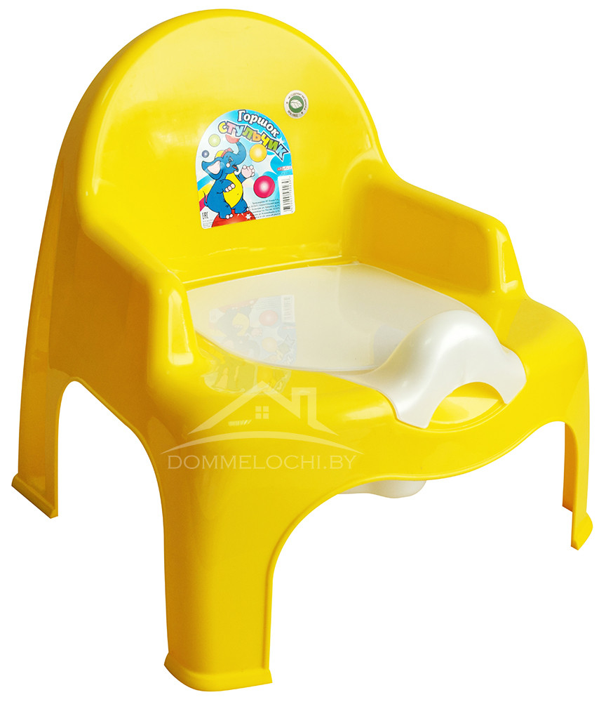 Детский горшок-стульчик ЭльфПласт, Цвет горшка 023 Коралловый/кремовый - фото 2 - id-p205232926