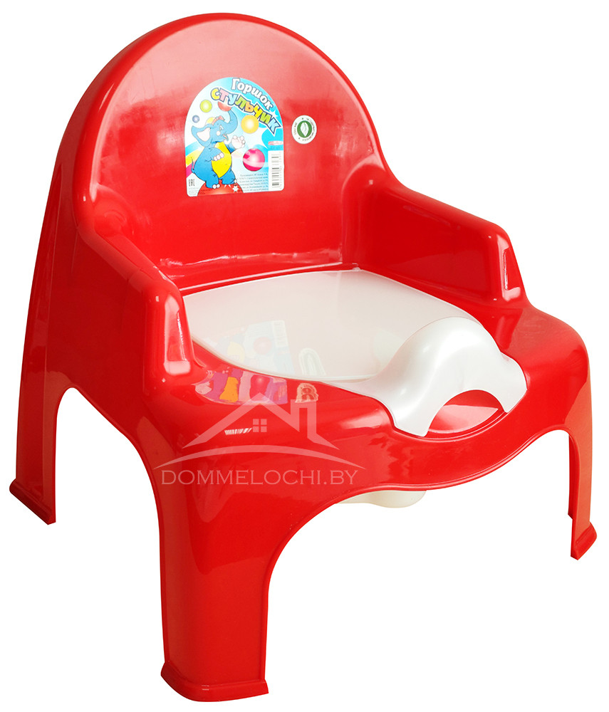 Детский горшок-стульчик ЭльфПласт, Цвет горшка 023 Коралловый/кремовый - фото 10 - id-p205232926