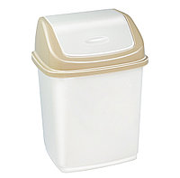 Контейнер для мусора Ромашка 10 л, Цвет контейнера Ромашка Белый
