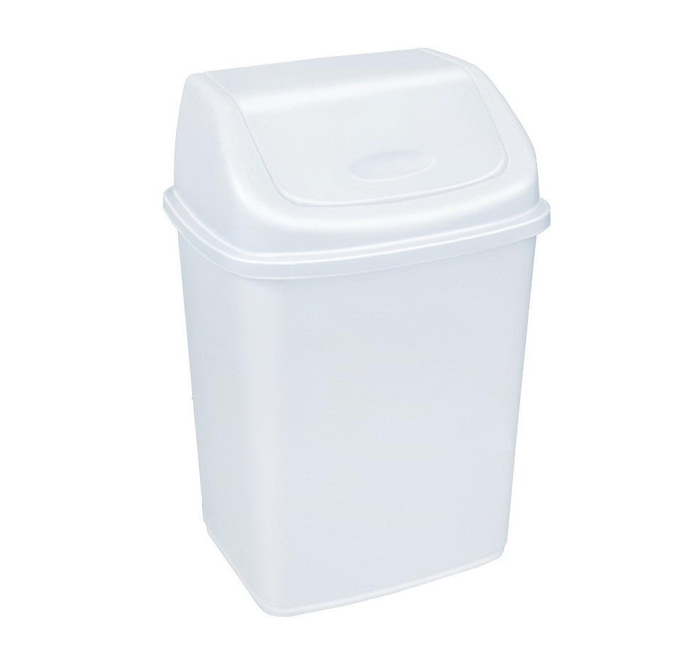 Контейнер для мусора Ромашка 18 л, Цвет контейнера Ромашка Белый - фото 3 - id-p205233079
