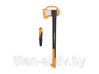 Топор-колун X21 FISKARS + нож универсальный (комплект)