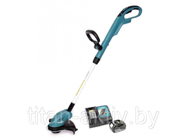 Триммер аккум. MAKITA DUR 181 RF (18.0 В, 1 акк., 3.0 А/ч, Li-Ion, 26 см, с головкой, вес 2.6 кг) - фото 1 - id-p205238347