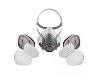 Полумаска 5500Р с фильтрами 6510 А1 с предфильтрами и с держателями Jeta Safety (комплект) (р-р М, д