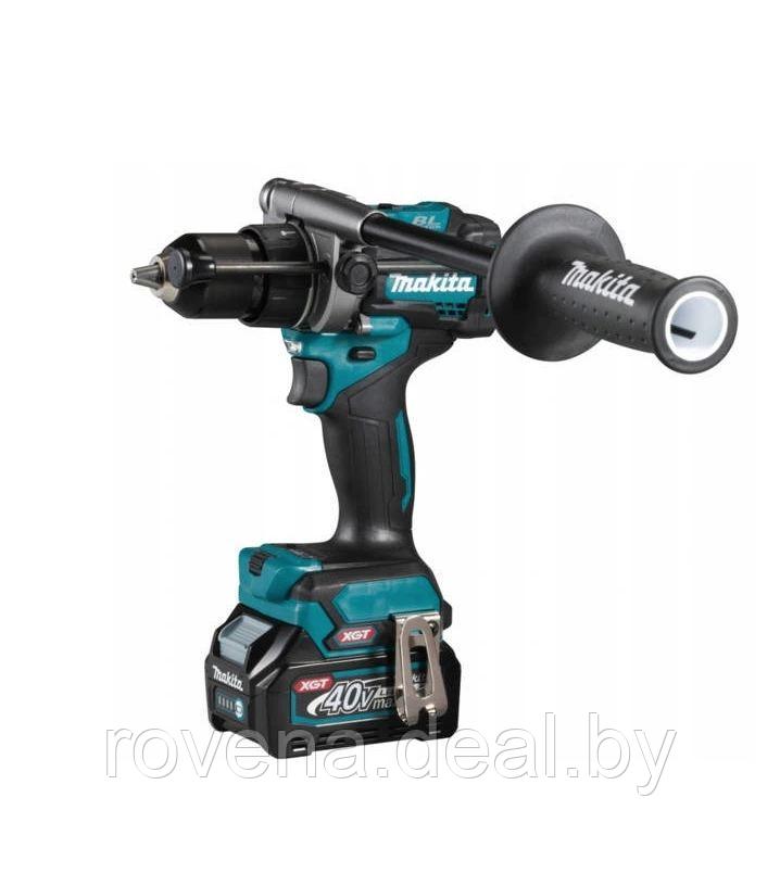 Дрель-Шуруповерт MAKITA HP001GM201 2x4,0Ah бесщеточный аккумуляторный с ударом - фото 2 - id-p205238586