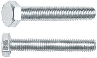 Болт м20х140 мм шестигранное цинк 5.8 DIN 933 5 кг STARFIX SMV1-27593-5