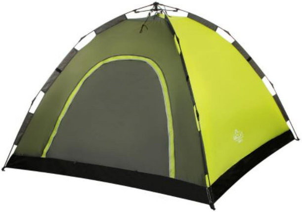 Треккинговая палатка Maclay Swift 3 (черный/зеленый), фото 2