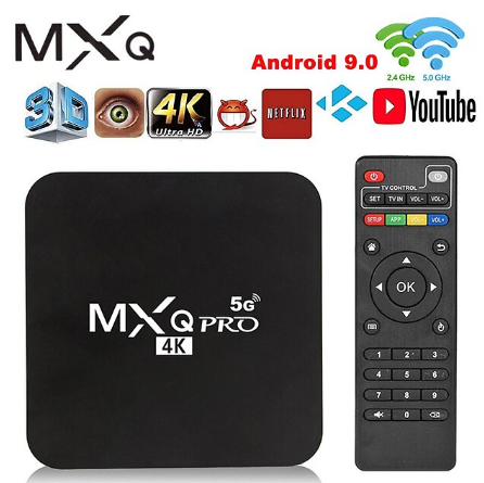 Приставка смарт ТВ на Android MXQ Pro 4K (TV BOX) 5G - фото 1 - id-p205246608