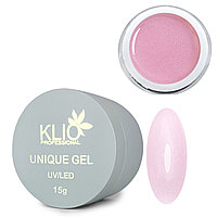 Гель UNIQUE Pink Glow №1 Klio Professional, 15 мл