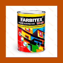 FARBITEX ЖЁЛТО-КОРИЧНЕВАЯ 10 кг ПФ-115 и МА-15 Масляная Краска Эмаль