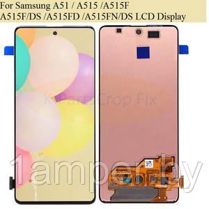 Дисплей AMOLED для Samsung Galaxy A51/A515/M31S/M317 В сборе с тачскрином. Полноразмерный. Черный - фото 1 - id-p205252930