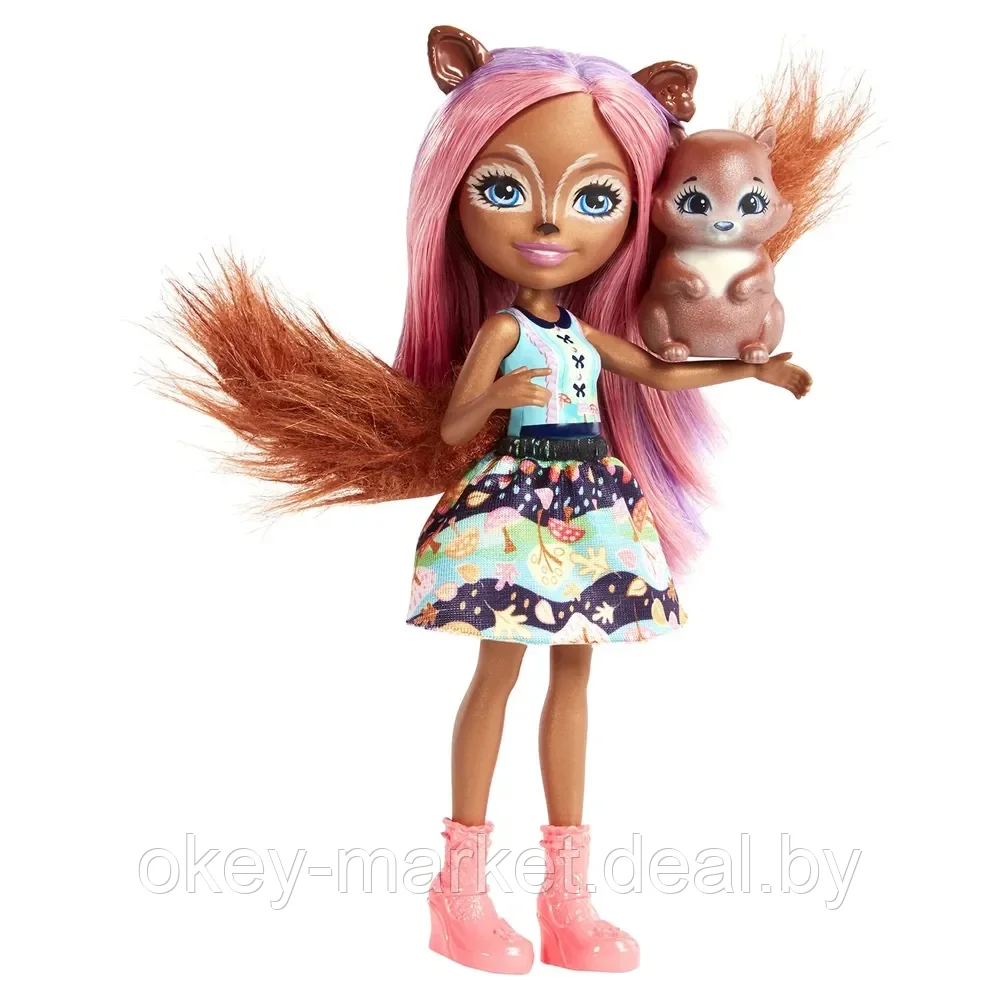 Кукла с питомцем - Санча Белка (Mattel Enchantimals FMT61) - фото 2 - id-p205253144