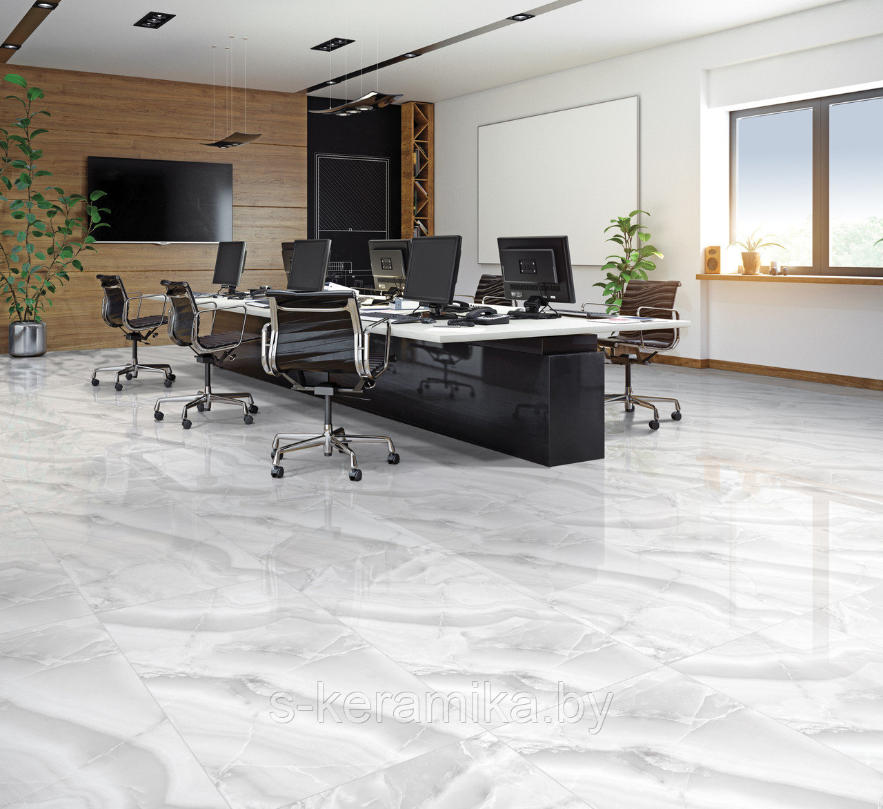 Индийский Керамогранит Netto Plus Gres Silver Onyx polished 600*1200*9