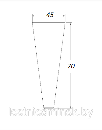 Мебельные ножки (МН 115/ПВ) из дуба или ясеня h=70 мм,d=45*25. Шлифованные под покрытие. - фото 5 - id-p150702205