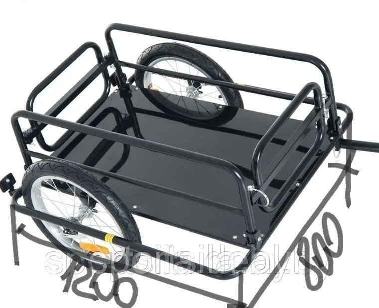 Вело прицеп для груза до 100кг. арт 16032