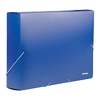 Папка-короб на резинке Berlingo А4, 50мм, 700мкм, синяя AB5002