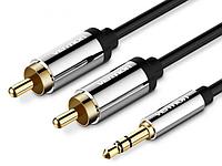 Аксессуар Vention Jack 3.5mm/M - 2xRCA/M 5m P550AC500-S