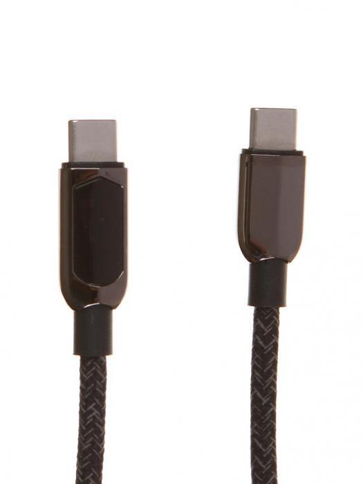 Аксессуар KS-is USB Type-C - USB Type-C 2m Black KS-580B-2 - фото 1 - id-p204654435