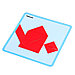 Головоломка «Танграм»: 5 карточек с 10 схемами, пластиковые детали, мозаика, по методике Монтессори, фото 2