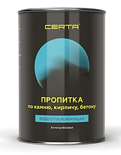 Пропитка водоотталкивающая с эффектом "Мокрый камень" CERTA 0,7кг / 4кг