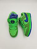 Кроссовки женские Nike SB Dunk Low Grateful Dead Bears Green  /подростковые/повседневные, фото 7