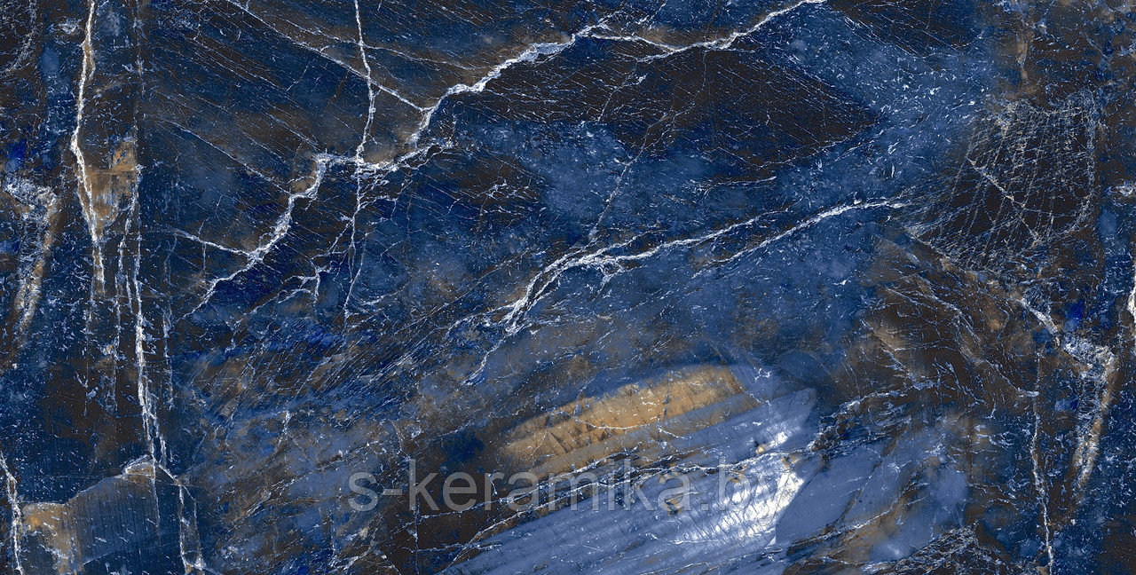 Индийский Керамогранит Range Ceramic Gres Kashmir azul glossy 600*1200*9 - фото 2 - id-p205262045