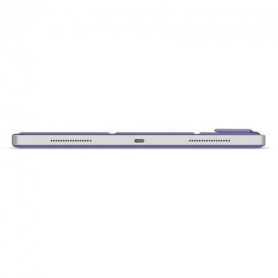 Магнитный чехол-книжка с фиксатором для стилуса Buckles Magnetic Case серо-фиолетовый для Apple iPad Pro 12.9 - фото 5 - id-p205262059