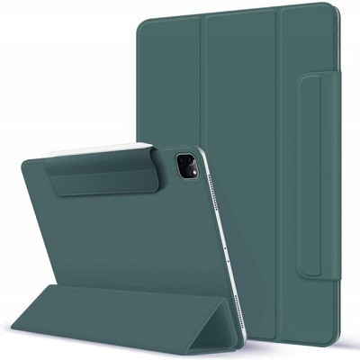Магнитный чехол-книжка с фиксатором для стилуса Buckles Magnetic Case зеленый для Apple iPad Pro 11 (2022) - фото 1 - id-p205262061