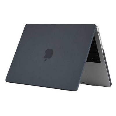 Чехол-накладка пластиковый Matte Shell матово-серый для Apple MacBook Pro 16 M1 2021 (MK1E3/A2485) - фото 2 - id-p205262064