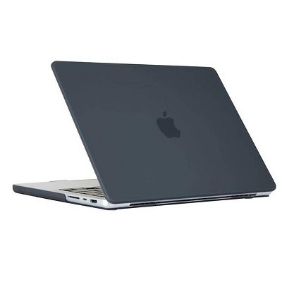 Чехол-накладка пластиковый Matte Shell матово-серый для Apple Macbook Pro 14 M1 Pro 2021 (MKGP3/ A2442) - фото 1 - id-p205262066