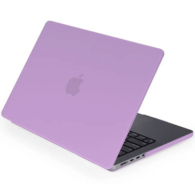 Чехол-накладка пластиковый Matte Shell матово-фиолетовый для Apple Macbook Pro 14 M1 Pro 2021 (MKGP3/ A2442) - фото 1 - id-p205262067
