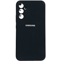 Силиконовый чехол Silicone Case черный для Samsung Galaxy A14