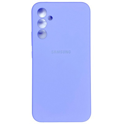 Силиконовый чехол Silicone Case лавандовый для Samsung Galaxy A14 - фото 1 - id-p205262072