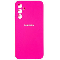 Силиконовый чехол Silicone Case ярко-розовый для Samsung Galaxy A14