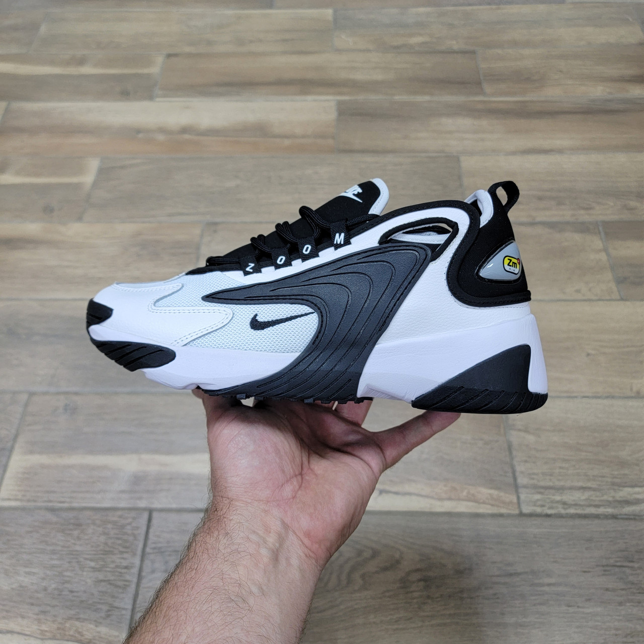 Кроссовки Nike Zoom 2K White Black - фото 1 - id-p99179264