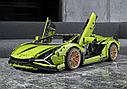 Конструктор Lamborghini Sian FKP 37 1:8, 3728 дет. KK6891 аналог лего Техник 42115, фото 7