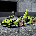 Конструктор Lamborghini Sian FKP 37 1:8, 3728 дет. KK6891 аналог лего Техник 42115, фото 10