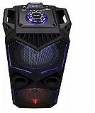 Портативная колонка BT Speaker ZQS-1819 с микрофоном для караоке, 30W, LED подсветка, пульт ДУ, фото 2